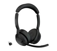 Jabra Evolve2 55 Casque Bluetooth Sans Fil, Certifié MS Teams, Noir
