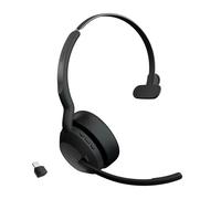 Jabra Evolve2 55 Casque Sans fil Arceau Bureau/Centre d'appels USB Type-C Bluetooth Socle de chargement Noir