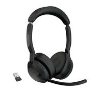 Jabra Evolve2 55 Casque Sans fil Arceau Bureau/Centre d'appels USB Type-C Bluetooth Socle de chargement