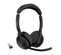 Jabra Evolve2 55 Casque Sans fil Arceau Bureau/Centre d'appels USB Type-C Bluetooth Socle de chargement Noir