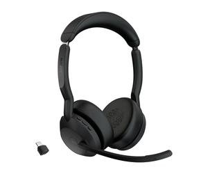 Jabra Evolve2 55 Casque Sans fil Arceau Bureau/Centre d'appels USB Type-C Bluetooth Socle de chargement