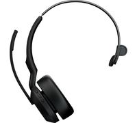 Jabra Evolve2 55 Link 380/390a UC Mono Micro-casque supra-auriculaire Bluetooth Mono noir Noise Cancelling, Suppression du bruit du microphone mono ordinateur