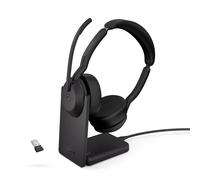Jabra Evolve2 55 MS Duo Casque sans fil Bluetooth + Dongle USB-A + Station de charge