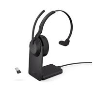 Jabra Evolve2 55 MS Mono Casque sans fil Bluetooth + Dongle USB-A + Station de charge