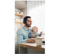 Jabra Evolve2 55 MS Stereo - Micro-casque - sur-oreille - Bluetooth - sans fil - Suppresseur de bruit actif - USB-C - noir - certifié Zoom, Cisco Webex Certified, Certifié Alcatel-Lucent, Certifié Ava
