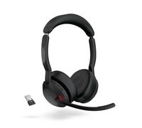 Jabra Evolve2 55 Stéréo MS + Dongle USB-A Link380 Casque MS sans-fil pour PC et mobile avec Dongle USB-A Link380.