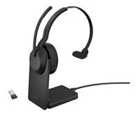 Jabra 25599-889-989 écouteur/casque Avec fil &sans fil Arceau Bureau/Centre d'appels Bluetooth Socle de chargement Noir