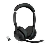 Jabra Evolve2 55 Casque Sans fil Arceau Bureau/Centre d'appels Bluetooth Socle de chargement Noir