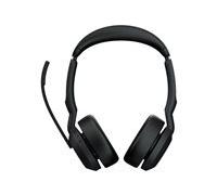 Jabra Evolve2 55 UC Stereo - micro-casque - avec support de chargement
