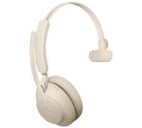 Jabra Evolve2 65 Casque Sans fil Arceau Bureau/Centre d'appels USB Type-C Bluetooth Beige