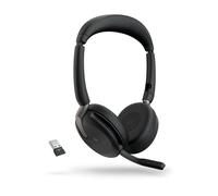 Jabra Evolve2 65 Flex MS Stereo - Micro-casque - supra-auriculaire - Bluetooth - sans fil - suppression active du bruit - USB-A -