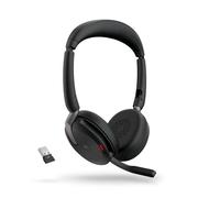 Jabra Evolve2 65 Flex MS Stereo - Micro-casque - supra-auriculaire - Bluetooth - sans fil - suppression active du bruit - USB-A -