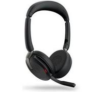 Jabra Micro-casque sans fil Evolve2 65 Flex Link380a UC Stereo – USB-A pour UC, chargeur inclus