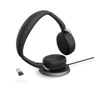 Jabra Evolve2 65 Flex USB-A UC stéréo + socle