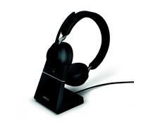 Jabra Evolve2 65 MS Duo Casque sans fil Bluetooth + Dongle USB-C + Station de charge