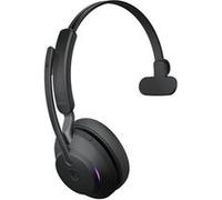 Jabra Evolve2 65 MS Mono - Micro-casque - sur-oreille - convertible - Bluetooth - sans fil - USB-C - isolation acoustique - noir - avec support de chargement - Certifié pour Microsoft Teams Noir G