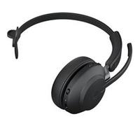 Jabra Evolve2 65 MS Mono - Micro-casque - sur-oreille - convertible - Bluetooth - sans fil - USB-C - isolation acoustique - noir - Certifié pour Microsoft Teams Noir G