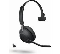 Jabra Evolve2 65 - MS Mono - Sans fil - Bureau/Centre d'appels - 20 - 20000 Hz - 99,2 g - Casque d'écoute - Noir