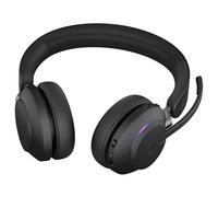 Jabra Evolve2 65 MS Stereo - Micro-casque - sur-oreille - Bluetooth - sans fil - USB-A - isolation acoustique - noir - Certifié pour Microsoft Teams