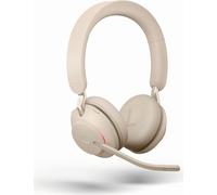 Jabra Evolve2 65, UC Stereo Casque Sans fil Arceau Bureau/Centre d'appels USB Type-A Bluetooth Beige