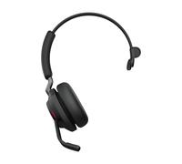 Jabra Evolve2 65, UC Mono Casque Sans fil Arceau Bureau/Centre d'appels USB Type-A Bluetooth Noir