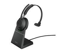 Jabra Evolve2 65, UC Mono Casque Sans fil Arceau Bureau/Centre d'appels USB Type-C Bluetooth Noir