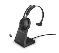 Jabra Evolve2 65 UC Mono - micro-casque - avec support de chargement