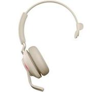 Jabra Evolve2 65 UC Mono - Micro-casque - sur-oreille - convertible - Bluetooth - sans fil - USB-C - isolation acoustique - beige Beige G