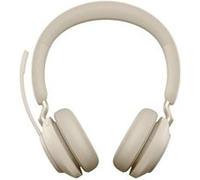 Jabra Evolve2 65 UC Stereo - Micro-casque - sur-oreille - Bluetooth - sans fil - USB-C - isolation acoustique - beige Beige G