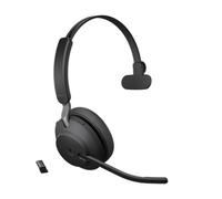 Jabra Evolve2 65 Wireless PC Headset - Noise Cancelling Microsoft Teams Certifie