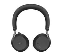 Jabra Evolve2 75 - Micro-casque stéréo sans fil pour MS, Bluetooth, USB-C, noir
