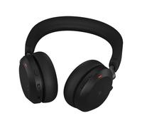 Jabra Evolve2 75 - Micro-casque - sur-oreille - Bluetooth - sans fil - Suppresseur de bruit actif - USB-C - isolation acoustique - noir - Optimisé pour la CU