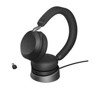 Jabra Evolve2 75 UC stéréo avec dongle USB-C et base de charge