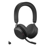 Jabra Evolve2 75 Wireless PC Headset with 8-Microphone Technology - Dual Foam St