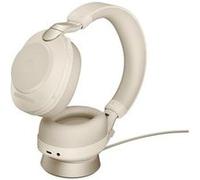 Jabra Evolve2 85 UC Stereo - Micro-casque - circum-aural - Bluetooth - sans fil - Suppresseur de bruit actif - jack 3,5mm - isolation acoustique - beige Beige G