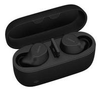 Jabra Evolve2 Buds MS - Écouteurs sans fil avec micro - intra-auriculaire - Bluetooth - Suppresseur de bruit actif - USB-A via adaptateur Bluetooth - isolation acoustique - noir - Certifié pour Micros