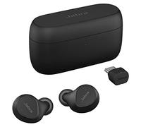 Jabra Evolve2 - Écouteurs Bluetooth sans Fil True Wireless avec ANC, MultiSensor Voice et Chargeur à Induction sans Fil - Certifiés pour Les applis de réunion virtuelle - Noir