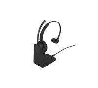 Jabra Evolve3 45 - Casque mono sans fil USB-C avec réduction active du bruit (ANC) | Certifié pour Microsoft Teams | Socle de recharge inclus