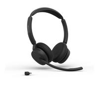 Jabra Evolve3 45 - Casque sans fil à double port USB-C avec réduction active du bruit (ANC) | Certifié pour les plateformes UC | Sans socle de recharge
