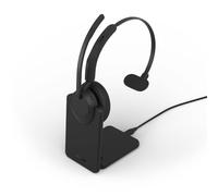 Jabra Evolve3 45 Mono USB-C UC + Socle Casque sans fil mono avec socle de charge, connexion USB-C, ANC, 3 microphones ClearVoice™ et certification UC