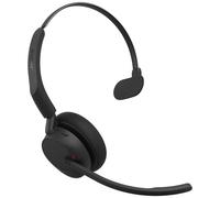 Jabra Evolve3 45 UC - Micro-casque - sur-oreille - Bluetooth - sans fil, filaire - Suppresseur de bruit actif - USB-C via un adaptateur Bluetooth, USB-C - noir - Certifié MFi, Certifié Microsoft Swift