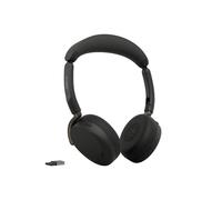 Jabra Evolve3 65 Flex USB-A UC Casque ANC sans fil Casque professionnel UC pliable sans perche micro, avec réduction active du bruit (ANC) adaptative,