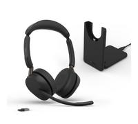 Jabra Evolve3 65 kabelloses Dual-Ear-Bluetooth-Headset mit Mikrofon, UC, USB-A