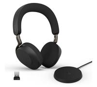Jabra Evolve3 75 Casque on-Ear Bluetooth sans Fil avec Micro, Noir