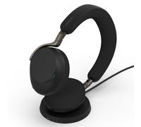 Jabra Evolve3 75 - Bluetooth, USB-C - Casque stéréo sans fil certifié pour Microsoft Teams | avec socle de recharge