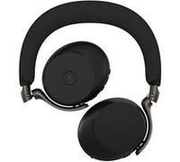 Jabra Evolve3 75 MS - Micro-casque - sur-oreille - Bluetooth - sans fil - Suppresseur de bruit actif - USB-C via un adaptateur Bluetooth - noir - Optimisé pour Microsoft Teams Noir