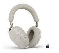 Jabra Evolve3 85 Casque Over-Ear Bluetooth sans Fil avec Micro pour Travail, USB-C, IA Appel Vocal, Annulation Bruit Active Adaptative, 25h, MS Teams Certifié, Gris Sable