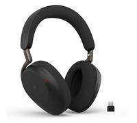 Jabra Evolve3 85 Casque Over-Ear Bluetooth sans Fil avec Micro pour Travail, USB-C, IA Appel Vocal, Annulation Bruit Active Adaptative, 25h, MS Teams Certifié, Noir