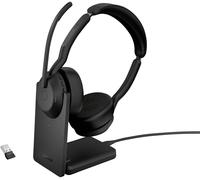 Jabra JABRA Evolve2 55 Link 380/390a UC Stereo Micro-casque supra-auriculaire noir ordinateur