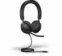 Jabra Micro-casque Evolve2 40 SE USB-C UC Stéréo filaire